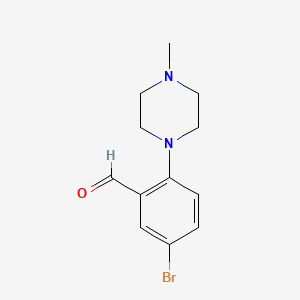5-Bromo-2-(4-methylpiperazin-1-yl)benzaldehyde