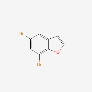 molecular formula C8H4Br2O B1609846 5,7-Dibromobenzofuran CAS No. 23145-08-6