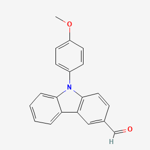 9-(4-Methoxyphenyl)-9H-carbazole-3-carbaldehyde