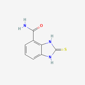 1H-Benzimidazole-4-carboxamide, 2,3-dihydro-2-thioxo-