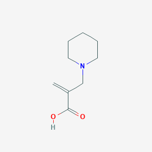 molecular formula C9H15NO2 B1609879 2-Piperidin-1-ylmethyl-acrylic acid CAS No. 4969-03-3