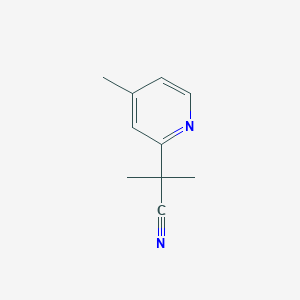 2-Methyl-2-(4-methylpyridin-2-yl)propanenitrile