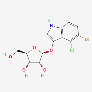 (2S,3R,4S,5R)-2-((5-Bromo-4-chloro-1H-indol-3-yl)oxy)-5-(hydroxymethyl)tetrahydrofuran-3,4-diol