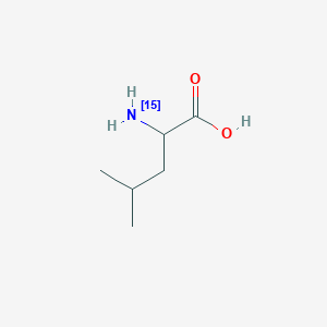 molecular formula C6H13NO2 B1609885 DL-Leucine-15N CAS No. 81387-51-1