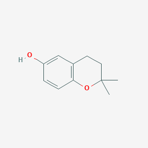 molecular formula C11H14O2 B160989 6-Hydroxy-2,2-dimethylchroman CAS No. 1886-42-6