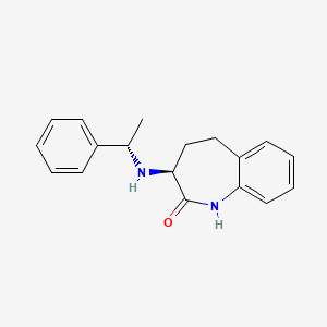 (S)-3-(((S)-1-Phenylethyl)amino)-4,5-dihydro-1H-benzo[b]azepin-2(3H)-one