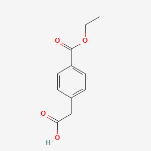 molecular formula C11H12O4 B1609892 2-(4-(ethoxycarbonyl)phenyl)acetic acid CAS No. 67097-50-1