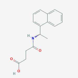molecular formula C16H17NO3 B1609894 (S)-(-)-N-[1-(1-Naphthyl)ethyl]succinamic acid CAS No. 212556-04-2
