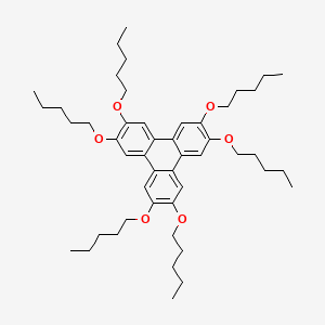 molecular formula C48H72O6 B1609902 2,3,6,7,10,11-Hexakis(pentyloxy)triphenylene CAS No. 69079-52-3