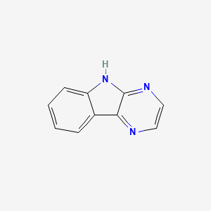 molecular formula C10H7N3 B1609904 5H-Pyrazino[2,3-b]indole CAS No. 245-10-3