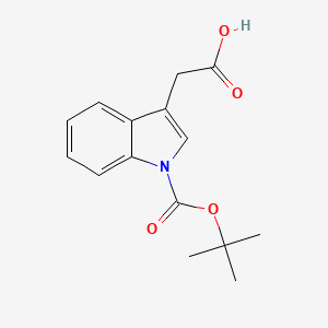 molecular formula C15H17NO4 B1609912 1-Boc-3-carboxymethylindole CAS No. 128550-08-3
