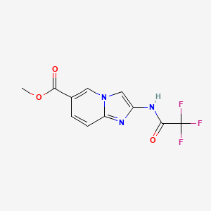 Methyl 2-(2,2,2-trifluoroacetamido)imidazo[1,2-A]pyridine-6-carboxylate