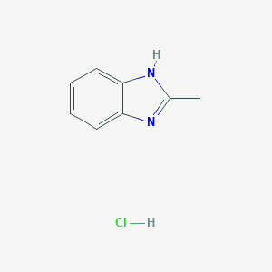 1H-Benzimidazole, 2-methyl-, monohydrochloride