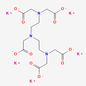 Glycine, N,N-bis(2-(bis(carboxymethyl)amino)ethyl)-, potassium salt (1:5)