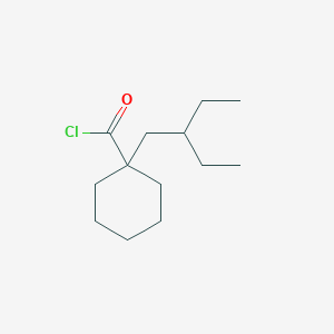 1-(2-Ethylbutyl)cyclohexanecarbonyl chloride
