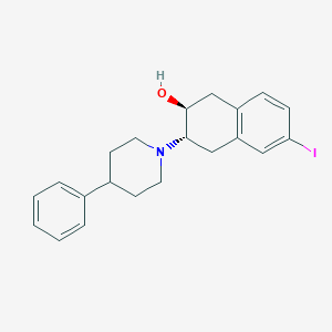 molecular formula C21H24INO B160997 6-Iodobenzovesamicol CAS No. 139399-80-7