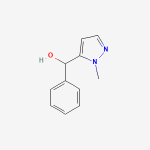 molecular formula C11H12N2O B1609973 (1-Methyl-1H-pyrazol-5-yl)(phenyl)methanol CAS No. 32500-65-5