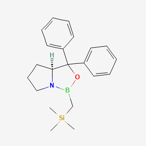 [(3aS)-3,3-diphenyl-3a,4,5,6-tetrahydropyrrolo[1,2-c][1,3,2]oxazaborol-1-yl]methyl-trimethylsilane