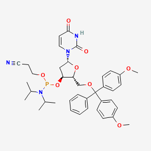 molecular formula C39H47N4O8P B1609984 DMT-dU Phosphoramidite CAS No. 289712-98-7