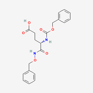 molecular formula C20H22N2O6 B1609998 N-Cbz-L-Glu-NHOBn CAS No. 862498-11-1
