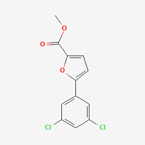molecular formula C12H8Cl2O3 B1610002 Methyl 5-(3,5-dichlorophenyl)furan-2-carboxylate CAS No. 54023-17-5