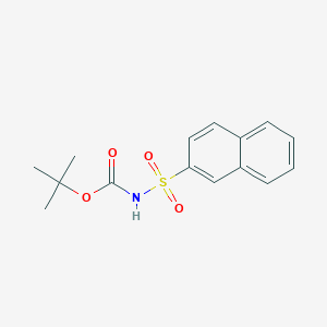 molecular formula C15H17NO4S B1610004 N-Boc-2-naphthalenesulfonamide CAS No. 461441-06-5