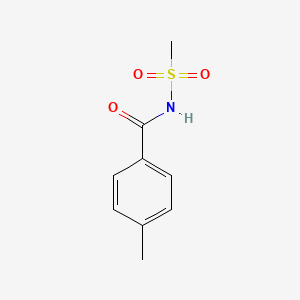 molecular formula C9H11NO3S B1610006 4-Methyl-N-(methylsulfonyl)benzamide CAS No. 827624-81-7