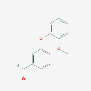 molecular formula C14H12O3 B1610010 3-(2-Methoxyphenoxy)benzaldehyde CAS No. 66855-92-3