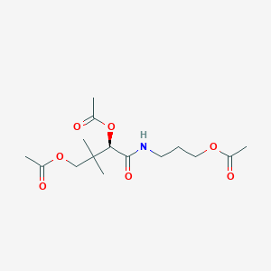 molecular formula C15H25NO7 B1610013 (+)-Panthenol triacetate CAS No. 94089-18-6