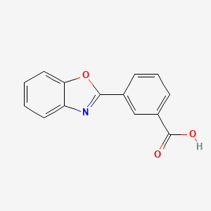 molecular formula C14H9NO3 B1610015 3-(1,3-Benzoxazol-2-yl)benzoic acid CAS No. 20000-56-0