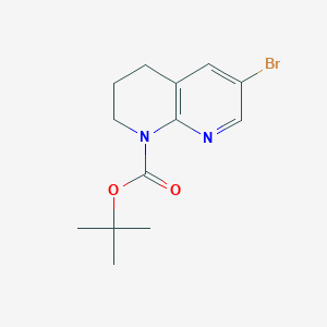 tert-butyl 6-bromo-3,4-dihydro-1,8-naphthyridine-1(2H)-carboxylate