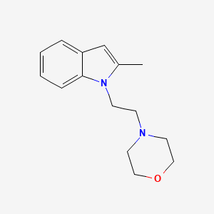 molecular formula C15H20N2O B1610027 4-[2-(2-methylindol-1-yl)ethyl]morpholine CAS No. 103608-37-3