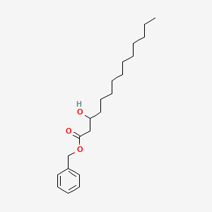 molecular formula C21H34O3 B1610034 Benzyl 3-hydroxytetradecanoate CAS No. 88862-84-4