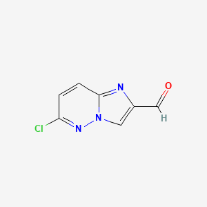 molecular formula C7H4ClN3O B1610044 6-Chloroimidazo[1,2-B]pyridazine-2-carbaldehyde CAS No. 440094-14-4