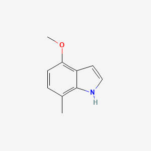 molecular formula C10H11NO B1610045 4-Methoxy-7-methylindole CAS No. 203003-67-2