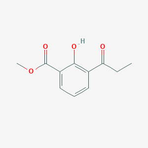 molecular formula C11H12O4 B1610046 Methyl 2-hydroxy-3-propionylbenzoate CAS No. 88466-30-2