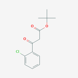 molecular formula C13H15ClO3 B1610048 Tert-butyl 3-(2-chlorophenyl)-3-oxopropanoate CAS No. 263239-24-3