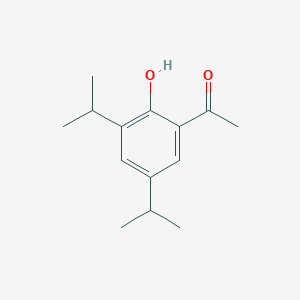 molecular formula C14H20O2 B1610049 1-(2-Hydroxy-3,5-diisopropylphenyl)ethanone CAS No. 35158-23-7