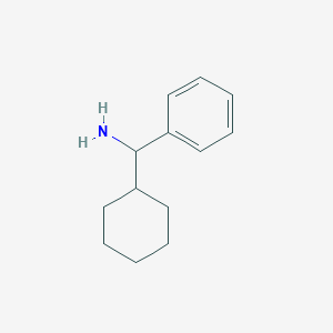 molecular formula C13H19N B1610053 Cyclohexyl(phenyl)methanamine CAS No. 23459-35-0