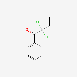molecular formula C10H10Cl2O B1610055 2,2-Dichlorobutyrophenone CAS No. 66255-85-4