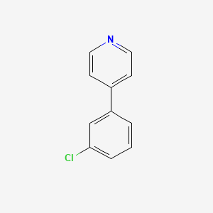 B1610065 4-(3-Chlorophenyl)pyridine CAS No. 5957-92-6