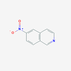 molecular formula C9H6N2O2 B1610068 6-Nitroisoquinoline CAS No. 70538-57-7