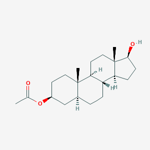 molecular formula C21H34O3 B161007 3beta-Acetoxy-5alpha-androstan-17beta-ol CAS No. 3090-70-8