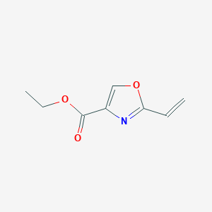 molecular formula C8H9NO3 B1610070 Ethyl 2-vinyloxazole-4-carboxylate CAS No. 460081-24-7