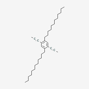molecular formula C36H58 B1610074 2,5-Didodecyl-1,4-di-1-propynylbenzene CAS No. 219628-01-0