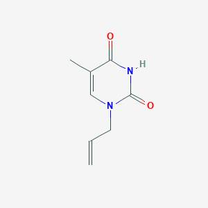 molecular formula C8H10N2O2 B1610075 5-甲基-1-(丙-2-烯-1-基)嘧啶-2,4(1H,3H)-二酮 CAS No. 70184-00-8