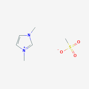 molecular formula C6H12N2O3S B1610078 1,3-Dimethylimidazolium methanesulfonate CAS No. 521304-36-9