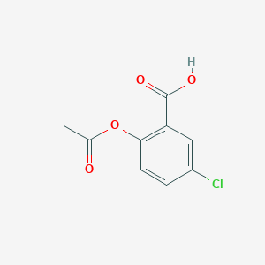 molecular formula C9H7ClO4 B161008 2-(Acetyloxy)-5-chlorobenzoic acid CAS No. 1734-62-9