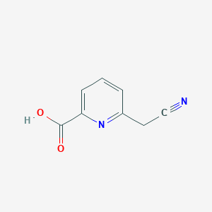 molecular formula C8H6N2O2 B1610082 6-(cyanomethyl)pyridine-2-carboxylic Acid CAS No. 312325-75-0