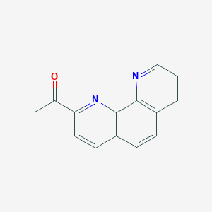 molecular formula C14H10N2O B1610084 1-(1,10-Phenanthrolin-2-yl)ethanone CAS No. 72404-92-3